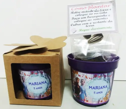 Lembrancinha para Plantar Frozen 2