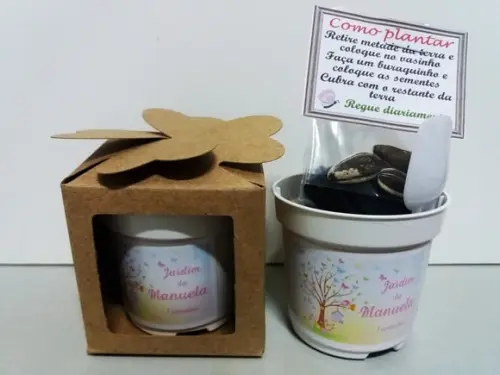 Lembrancinha para Plantar Jardim Encantado