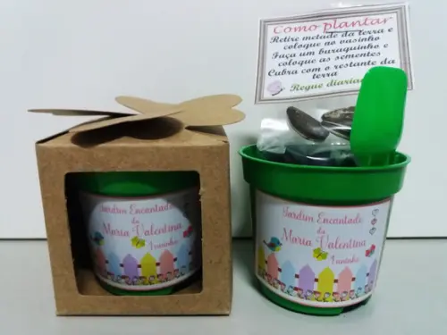 Lembrancinha para Plantar Jardim Encantado