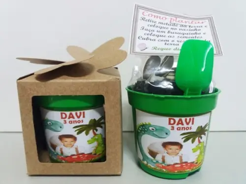 Lembrancinha para Plantar Tema + Foto