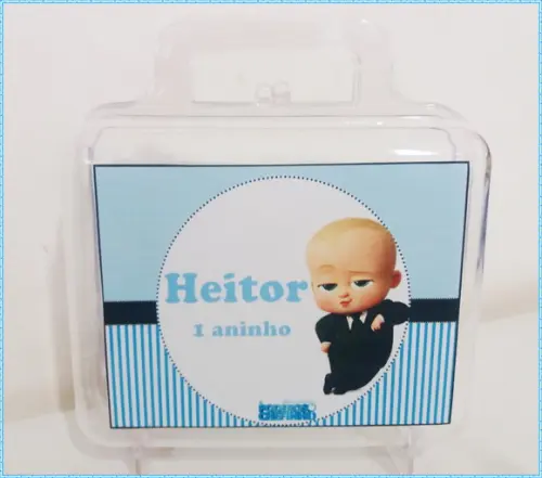 Maleta acrílica personalizada - Poderoso Chefinho