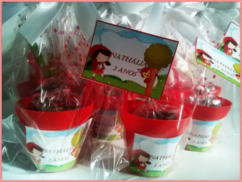 Mini Kit Ecológico Chapéuzinho Vermelho