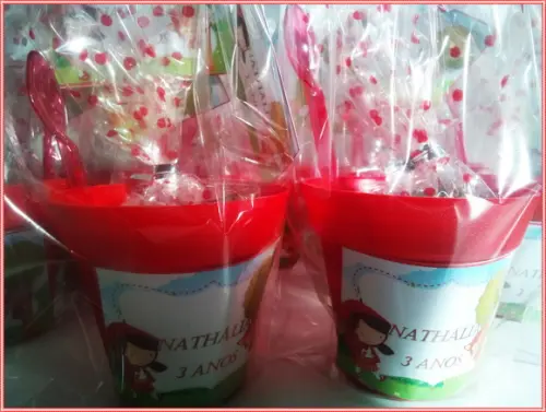 Mini Kit Ecológico Chapéuzinho Vermelho