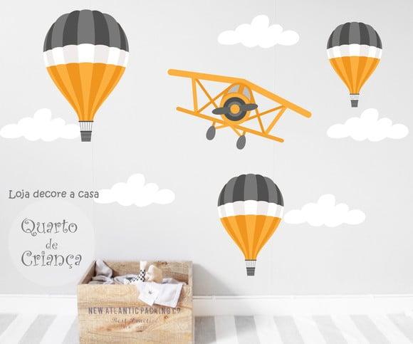 Adesivo avião + balões1
