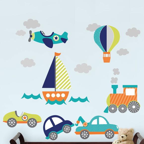 Adesivo Coleção Transportes