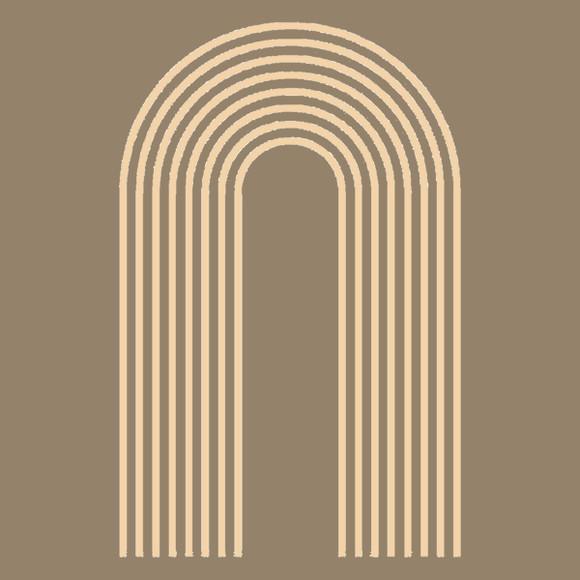 Adesivo de Parede Arco - Adesivo Arco Minimalista