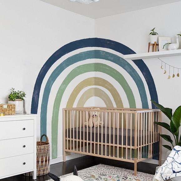 Adesivo de Parede Arco Íris - Adesivo Arco-íris Boho