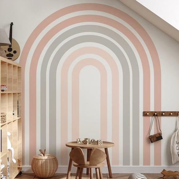 Adesivo de Parede Arco Íris - Adesivo Arco-íris Minimalista