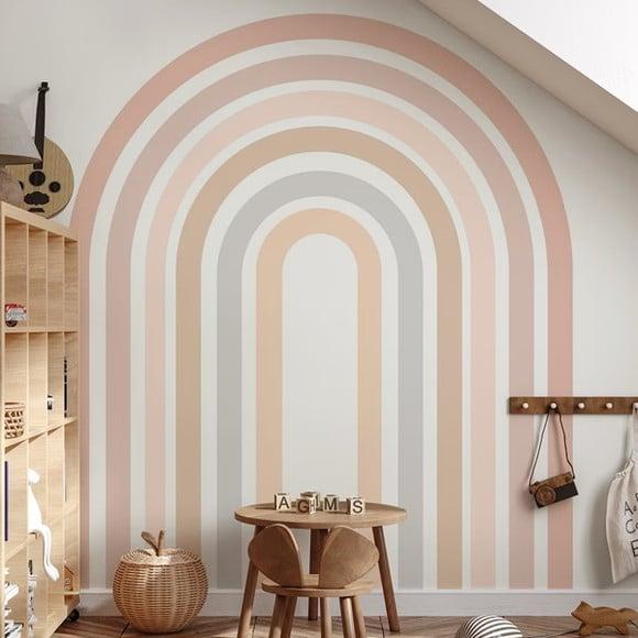 Adesivo de Parede Arco Íris - Adesivo Arco-íris Minimalista