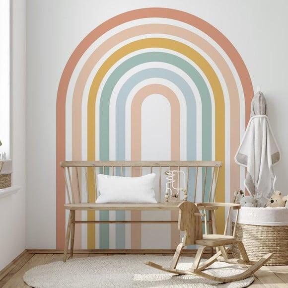 Adesivo de Parede Arco Íris - Adesivo Arco-íris Minimalista