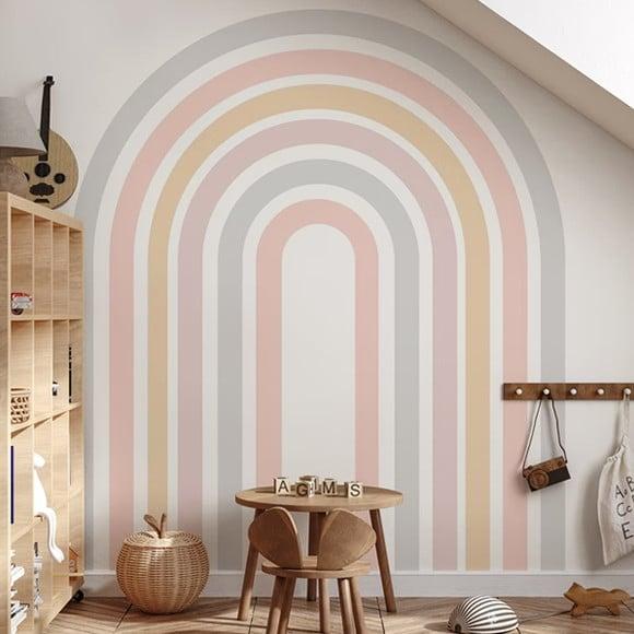 Adesivo de Parede Arco Íris - Adesivo Arco-íris Minimalista