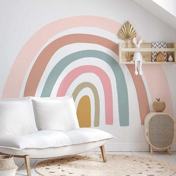 Adesivo de Parede Arco Íris - Arco Íris Boho