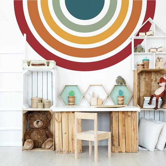 Adesivo de Parede Arco Íris - Arco Íris Decorativo