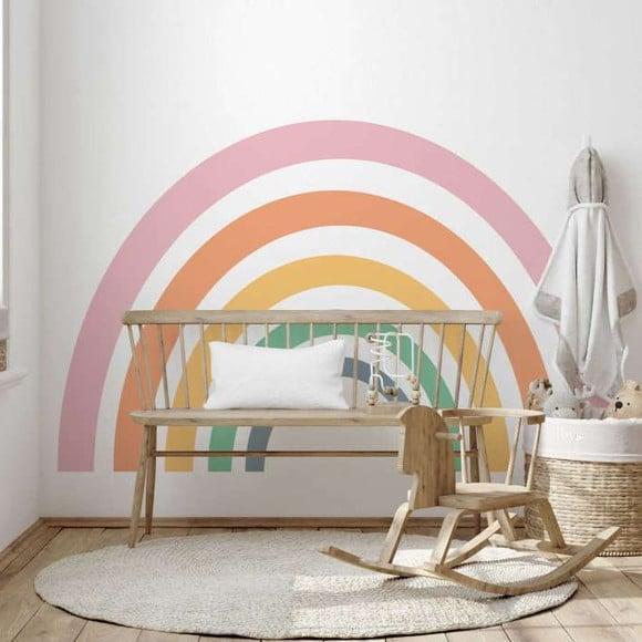 Adesivo de Parede Arco Íris - Arco Íris Decorativo