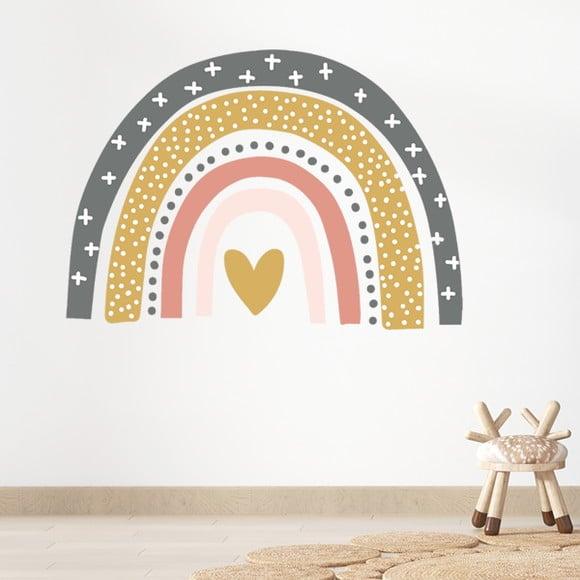Adesivo de Parede Arco Íris - Arco Íris Boho