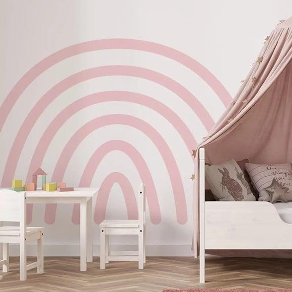 Adesivo de Parede Arco Íris - Arco Íris Minimalista