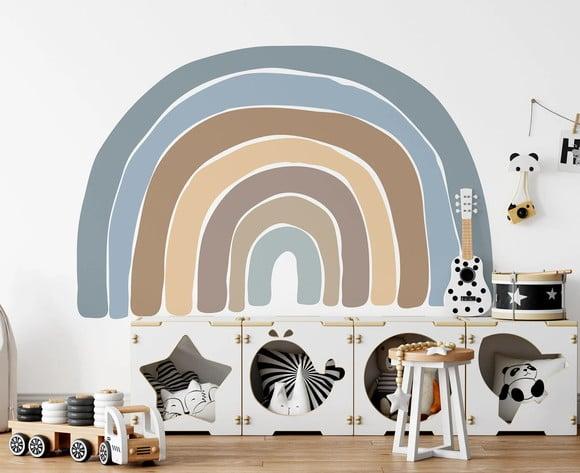 Adesivo de Parede Arco Íris Boho - Adesivo Arco-íris