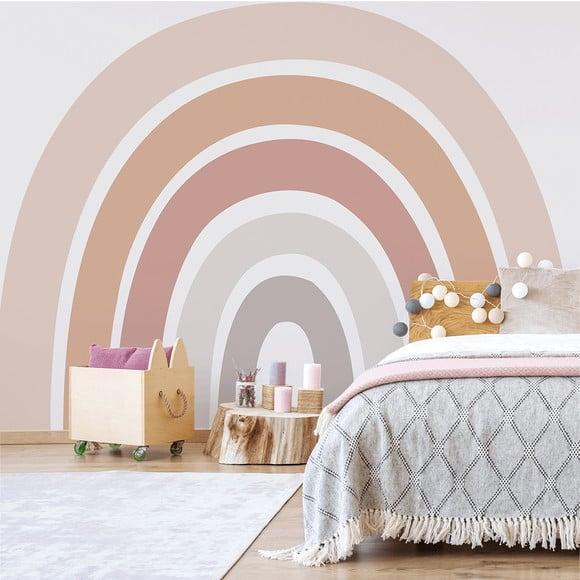 Adesivo de Parede Arco Íris Boho Grande