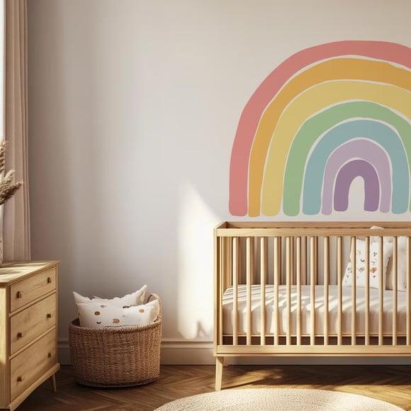 Adesivo de Parede Arco Íris Boho Quarto Infantil