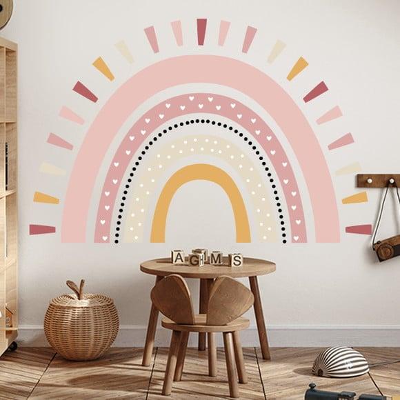 Adesivo de Parede Arco Íris Sol - Adesivo Sol Boho