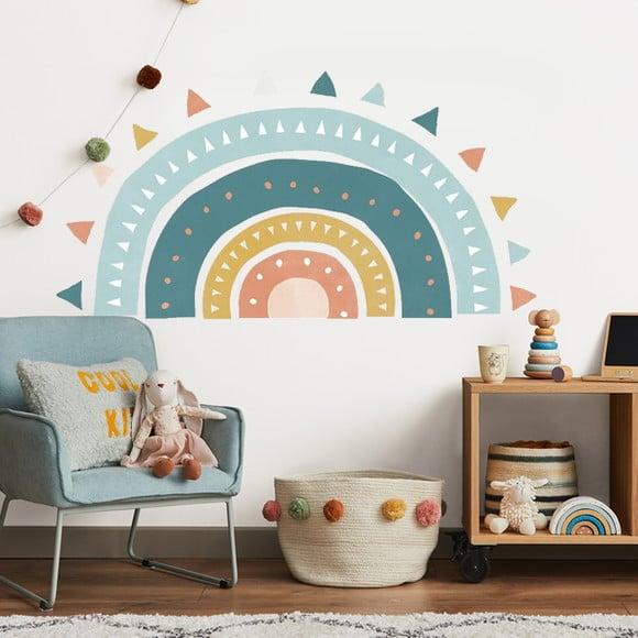 Adesivo de Parede Arco Íris Sol Boho - Adesivo Sol Boho