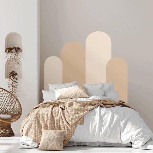Adesivo de Parede Arcos Minimalistas - Adesivo 4 Arcos