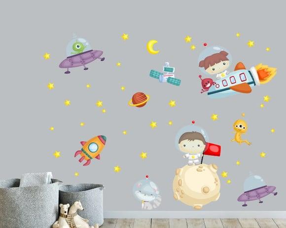Adesivo de Parede Astronautas