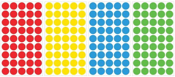 Adesivo de Parede Bolas Coloridas