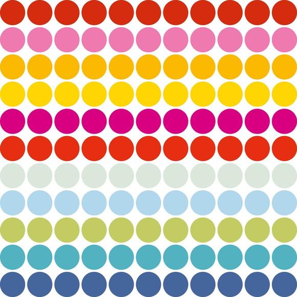 Adesivo de Parede Bolas de 5cm - Adesivo Bolinhas