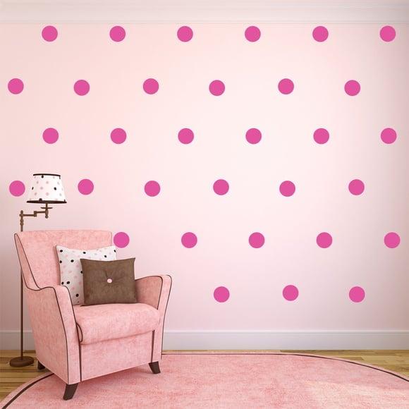 Adesivo de Parede Bolas Pink
