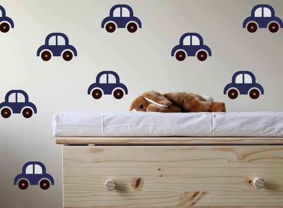 adesivo de parede carrinhos e semáforos