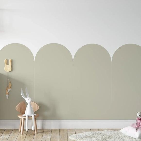Adesivo de Parede Escalope - Arcos Individuais 1m x 50cm