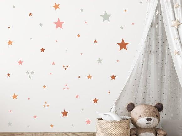 Adesivo de Parede Estrelas - Adesivos Estrelas e Estrelinhas