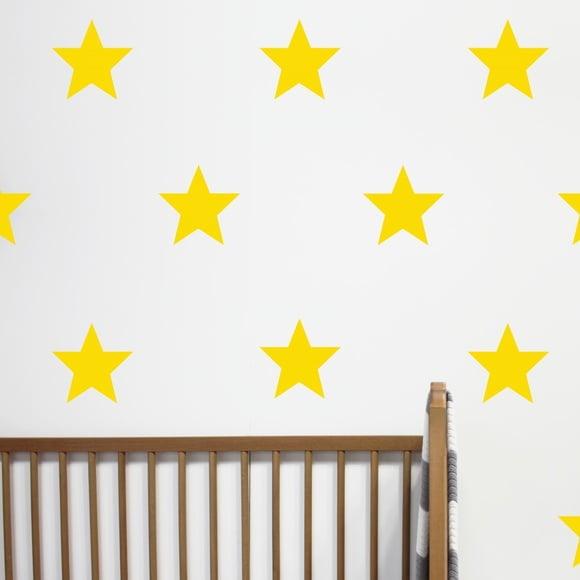 Adesivo de Parede Estrelas Amarelas - Adesivo Estrelas
