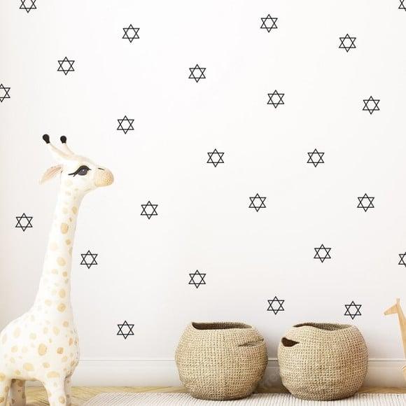 Adesivo de Parede Estrelas de Davi - Adesivos Estrelas