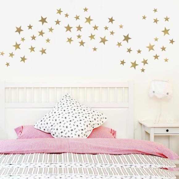 Adesivo de Parede Estrelas Douradas
