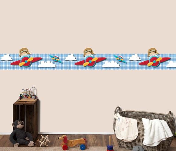 Adesivo De Parede Faixa Menino - Adesivo De Parede Border