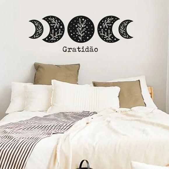 Adesivo de Parede Fases da Lua - Gratidão