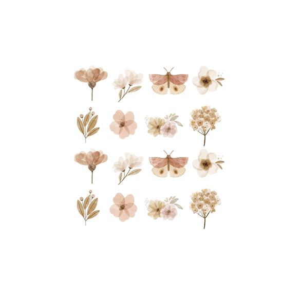 Adesivo de Parede Flores e Borboletas
