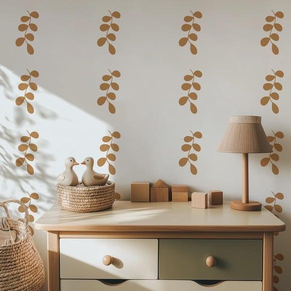 Adesivo de Parede Folhas - Raminhos Minimalistas