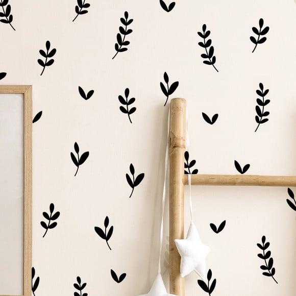 Adesivo de Parede Folhas Minimalistas - Adesivo Raminhos