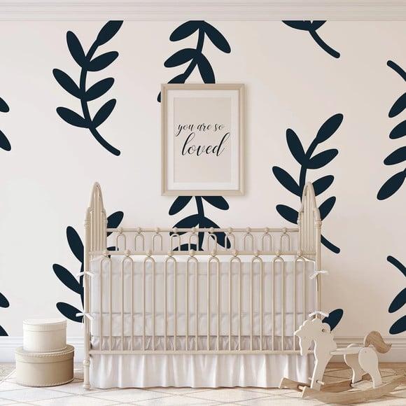 Adesivo de Parede Folhas Minimalistas Grandes
