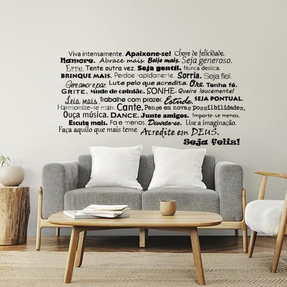 Adesivo de Parede Frases