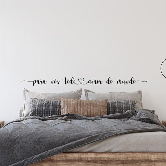 Adesivo de Parede Frase - pra Nós Todo Amor do Mundo