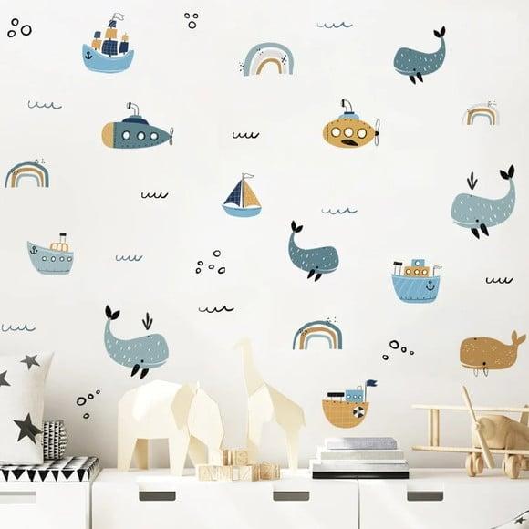 Adesivo de Parede Fundo do Mar - Quarto Infantil