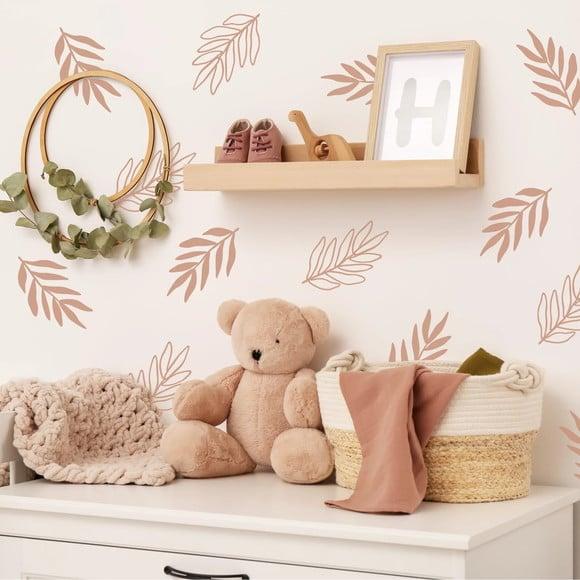 Adesivo de Parede Infantil Folhas - Decoração Natural