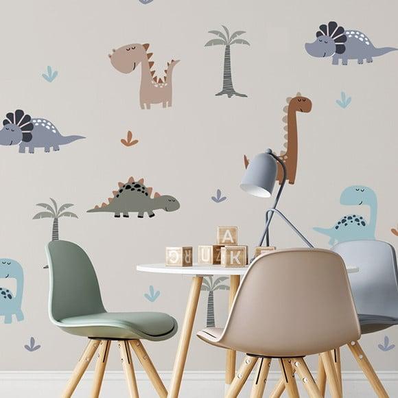 Adesivo de Parede Infantil Quarto de Menino Tema Dinossauro