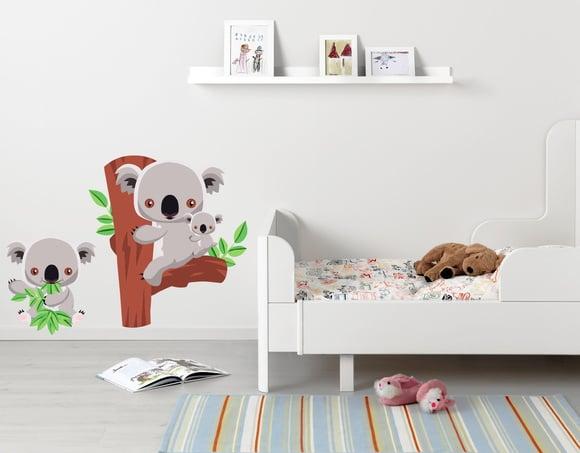 Adesivo de parede koalas
