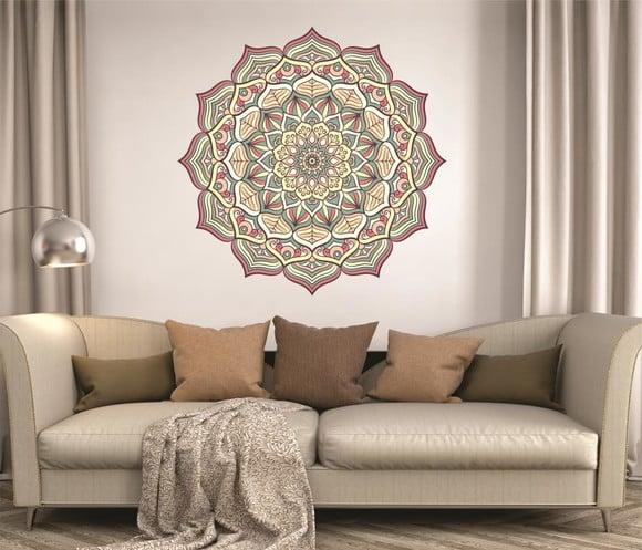 Adesivo de Parede Mandala - Adesivo Mandala 60cm