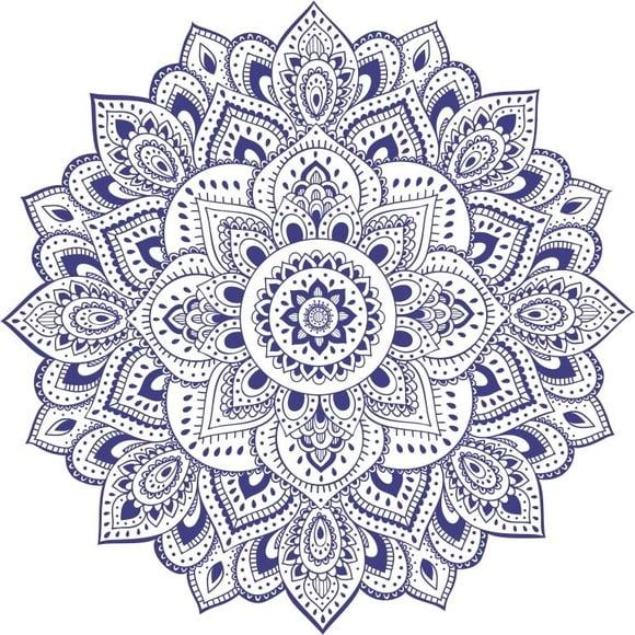 Adesivo de Parede Mandala - Adesivo Mandala 60cm